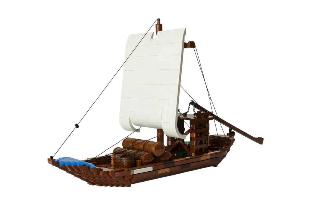 Barco Rabelo em LEGO® Ideas - o ícone do Douro construído por um AFOL português