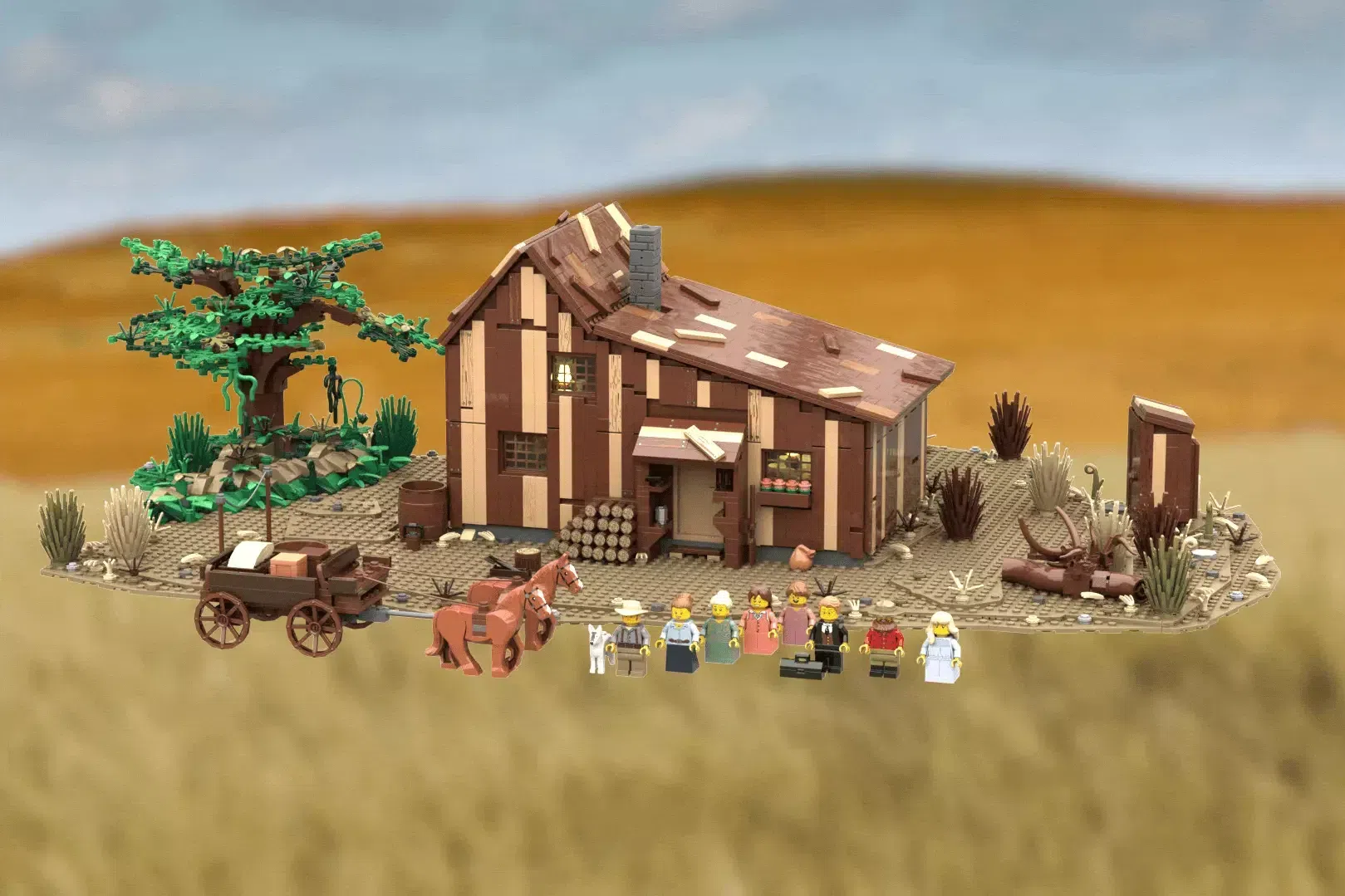 Little House on the Prairie Hits 10,000 LEGO® Ideas Supporters - and It Nails the Show