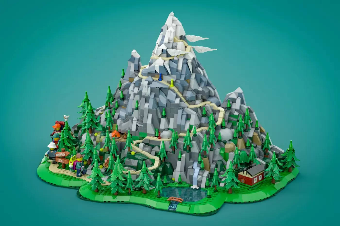 Montanha em LEGO® que Encolhe à Medida que Sobes - o Truque de Escala do terauma