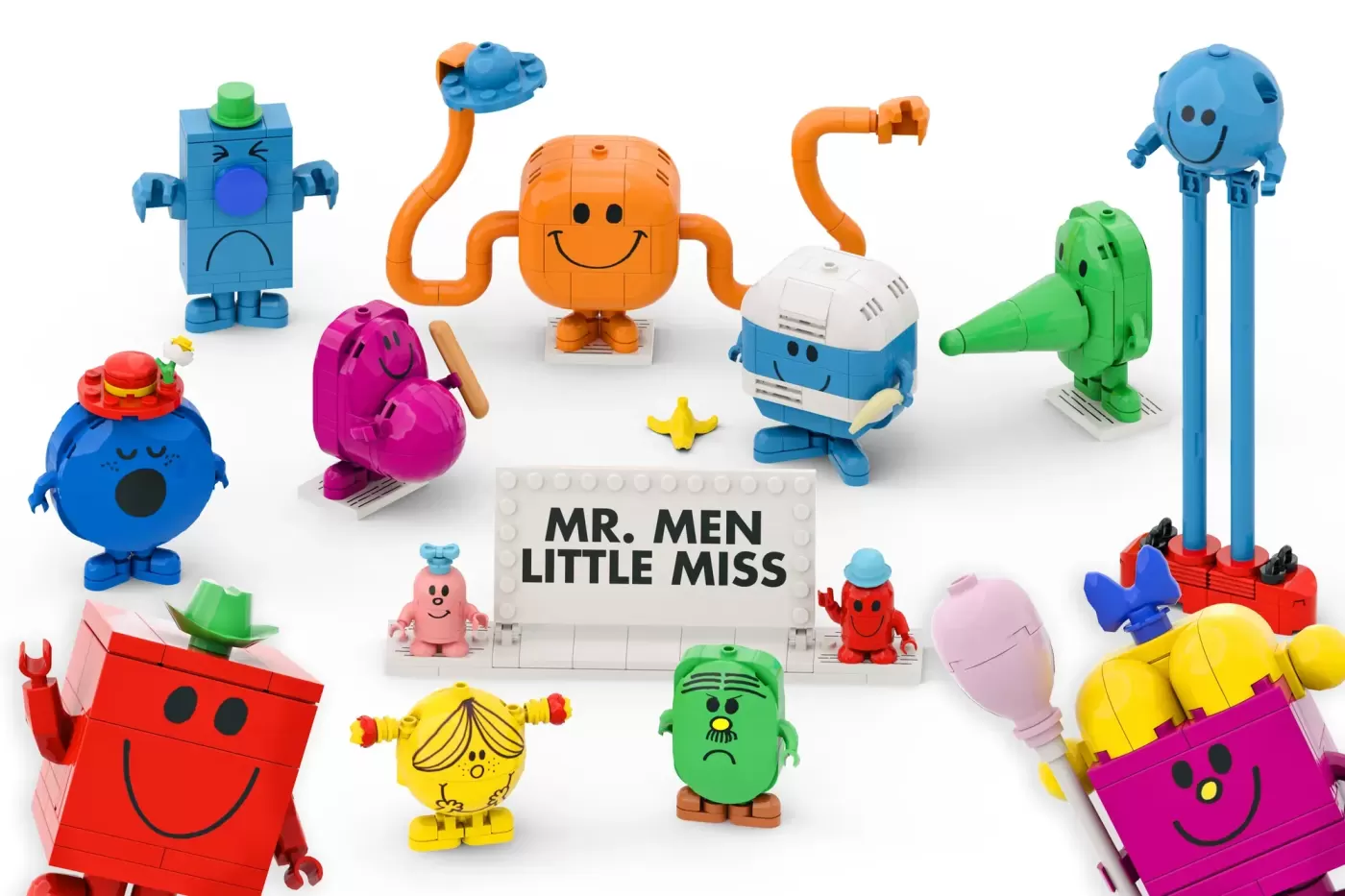 Mr. Men Little Miss Hits LEGO® Ideas With 13 Buildable Characters