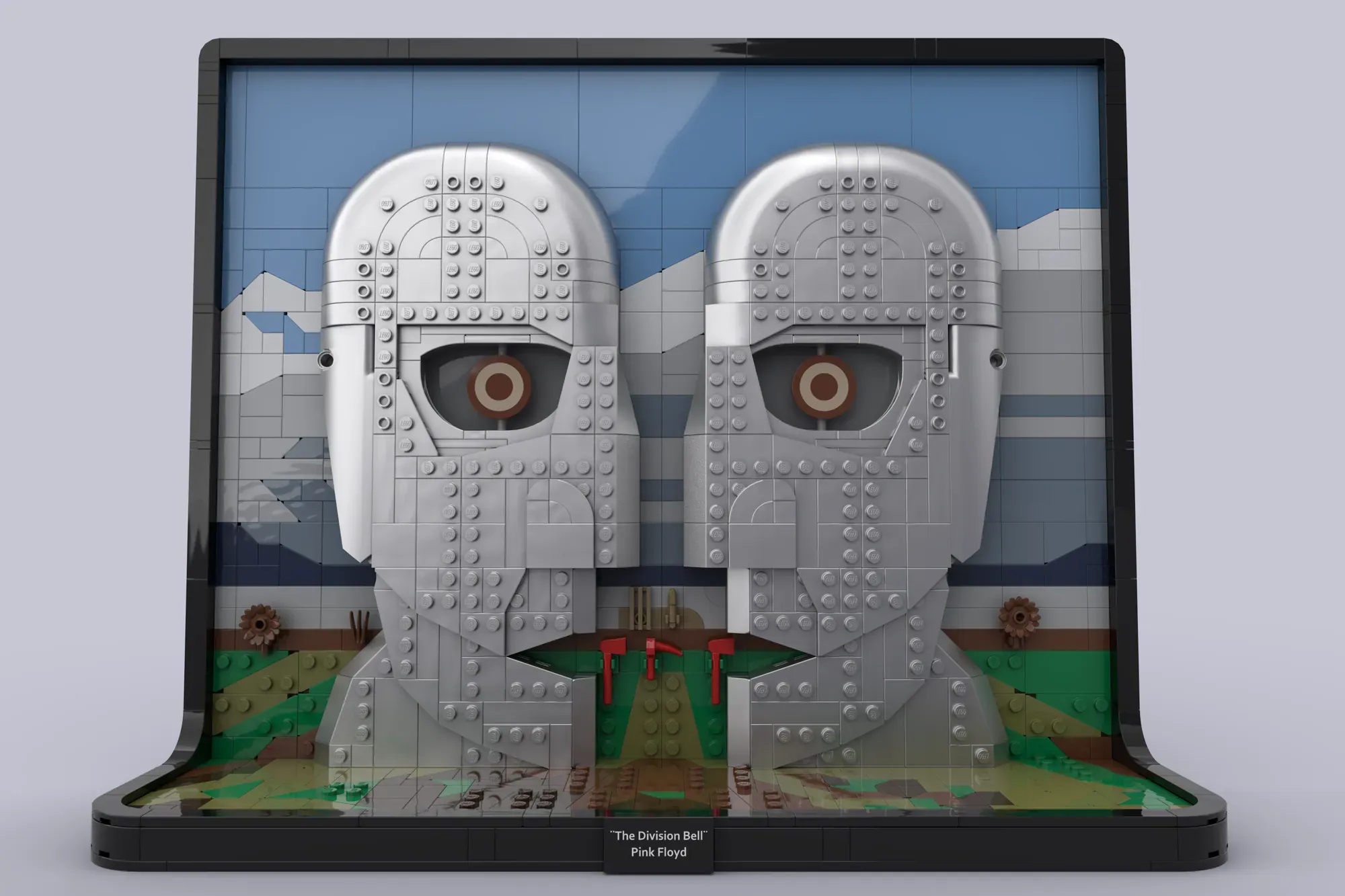 Pink Floyd - The Division Bell Becomes a 608-Piece LEGO® Ideas Sculpture
