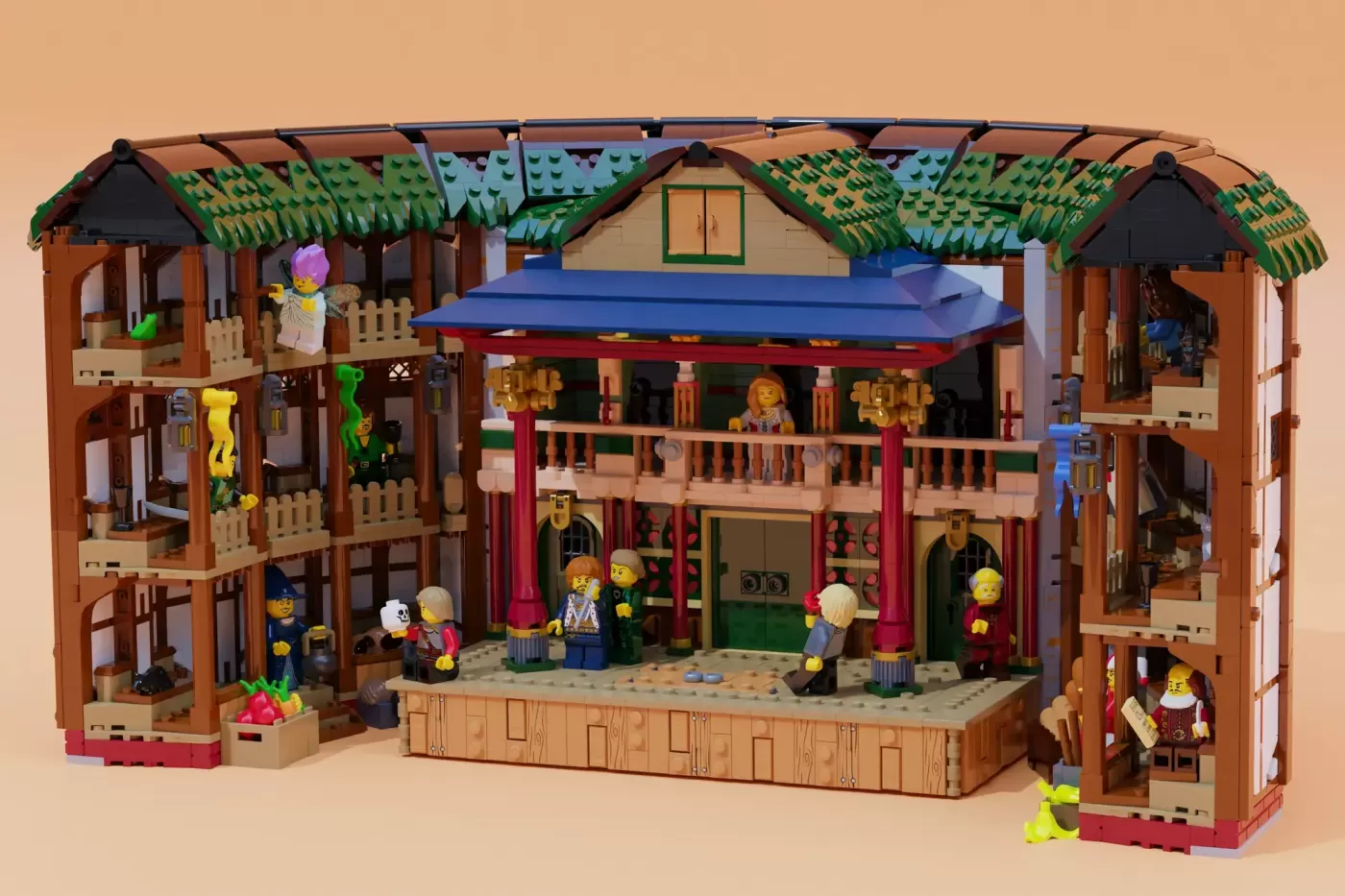 Shakespeare's Globe - A Theatrical Brick Masterpiece Takes the Stage — shakespeares globe theatrical brick masterpiece tak…