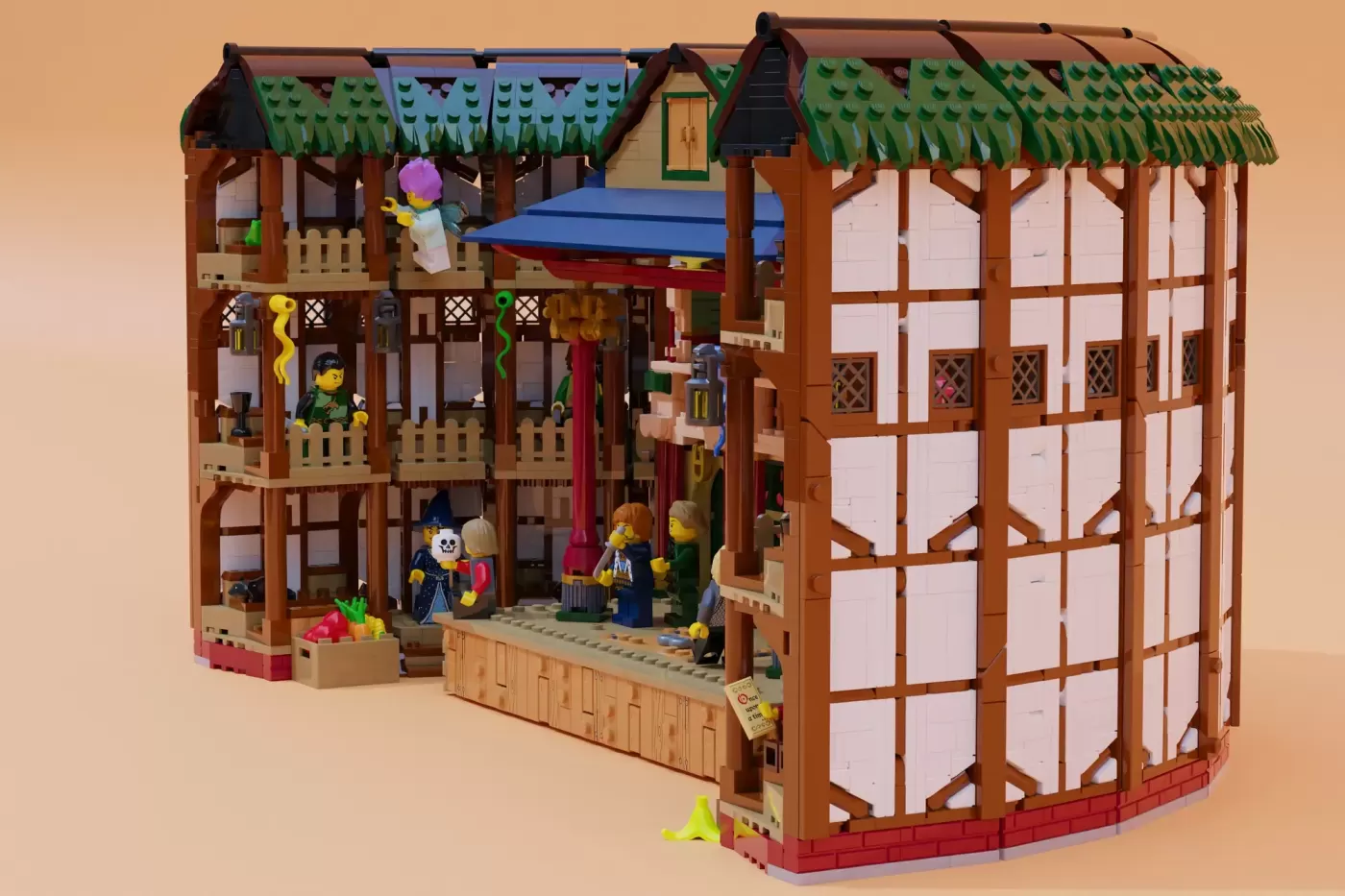 Shakespeare's Globe - A Theatrical Brick Masterpiece Takes the Stage — shakespeares globe theatrical brick masterpiece tak…