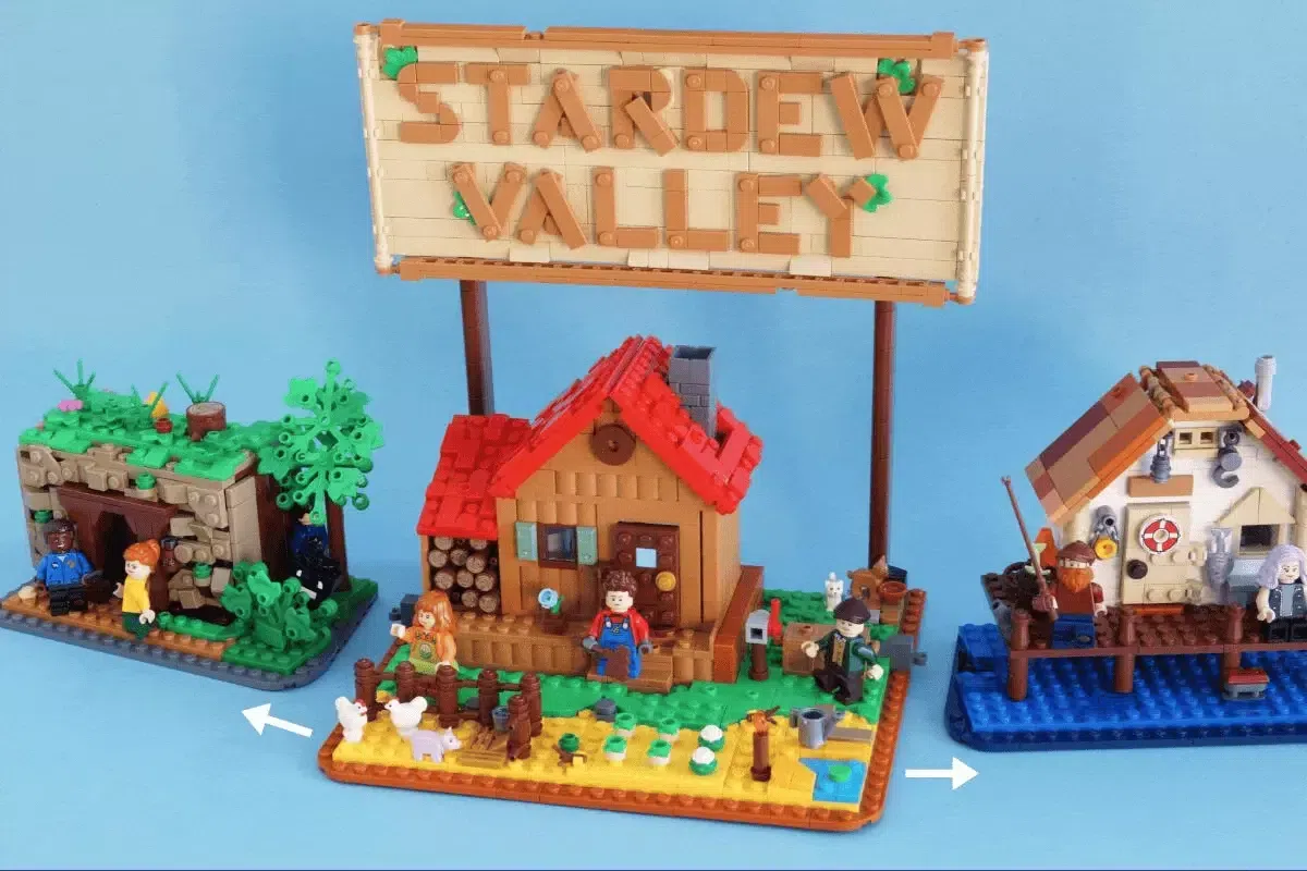 Stardew Valley Turns 10 - and This LEGO® Ideas Farm Hides a Stardrop