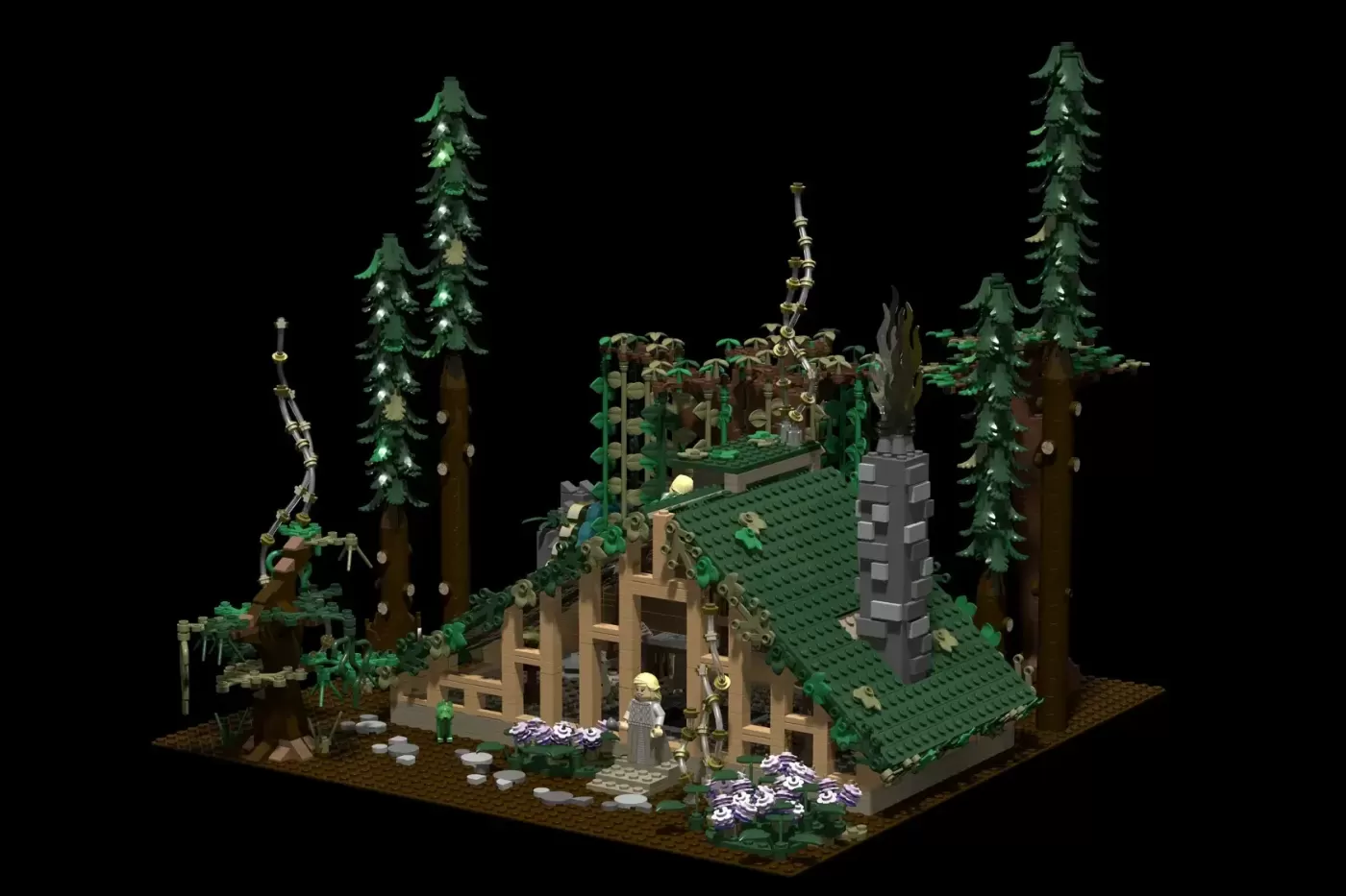 Taylor Swift LEGO® Folklore Cottage Hits 10,000 Supporters on Ideas Platform (10000) , detail view