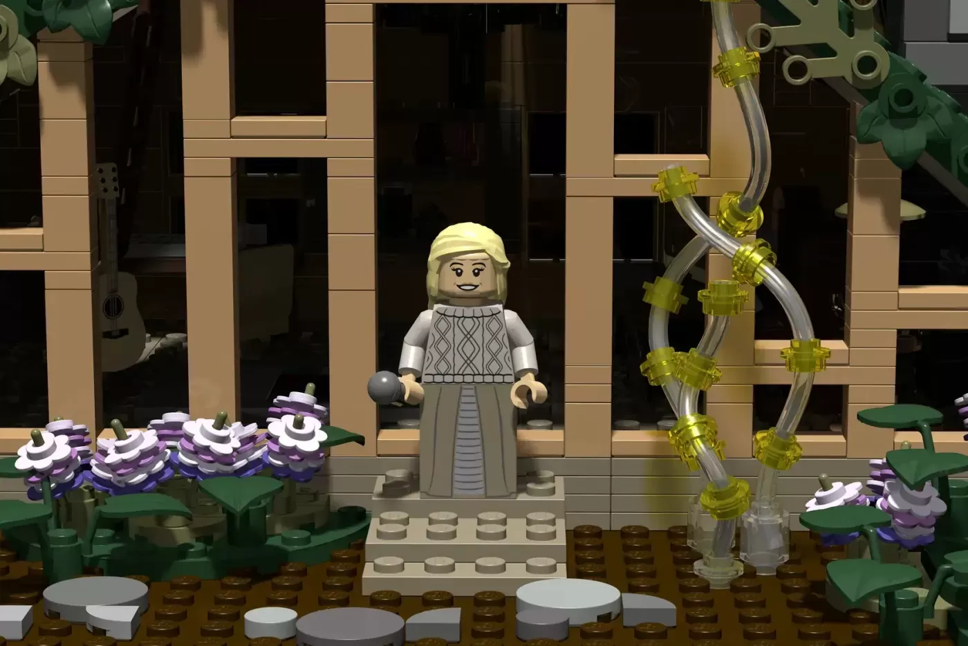 Taylor Swift LEGO® Folklore Cottage Hits 10,000 Supporters on Ideas Platform (10000) , close-up