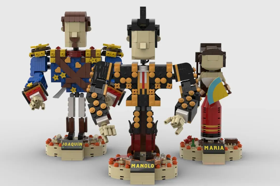 The Book of Life Comes to LEGO® Bricks - Manolo, Joaquin, and Maria Built in 1,142 Pieces