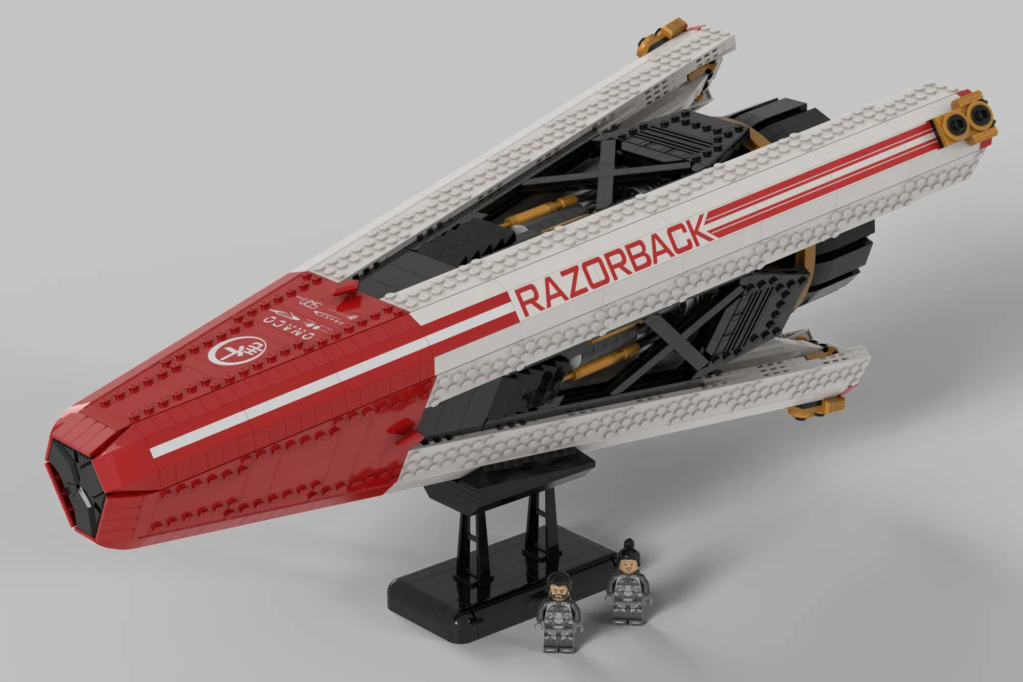 The Expanse Razorback Rockets onto LEGO® Ideas at 2,347 Pieces