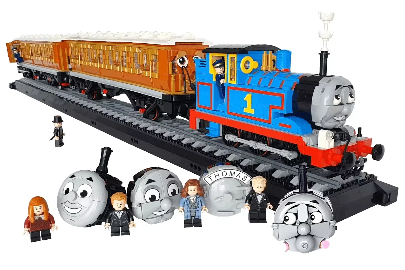 This LEGO® Thomas the Tank Engine Has a Face That Actually Moves