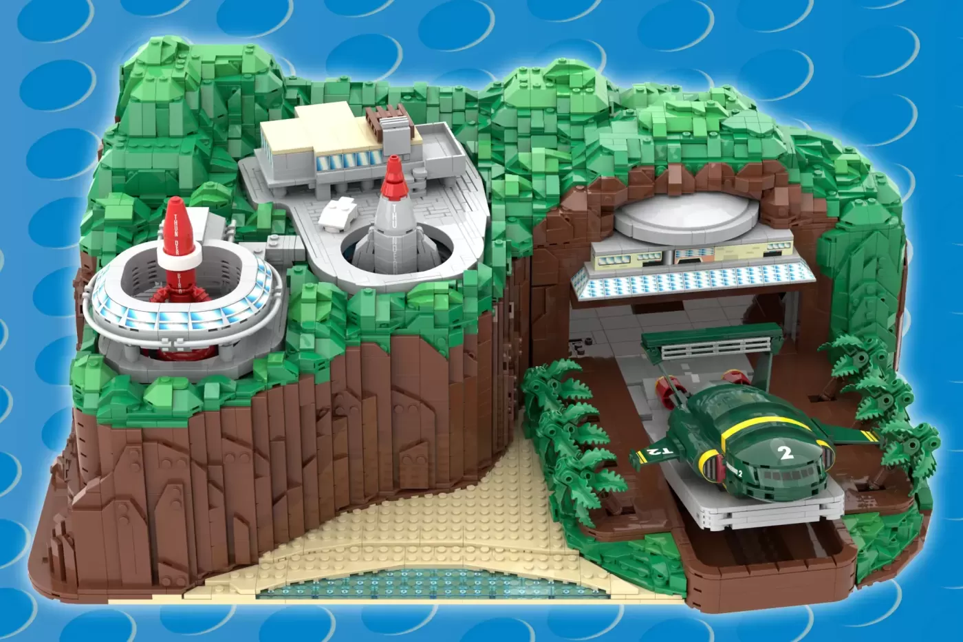 Thunderbirds Tracy Island - The Ultimate Rescue Mission Set ,  brick.news