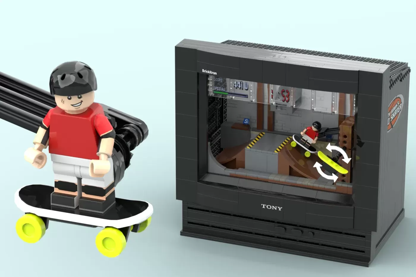 Tony Hawk's Pro Skater - From Screen to Brick in This Playable LEGO® Masterpiece ,  brick.news