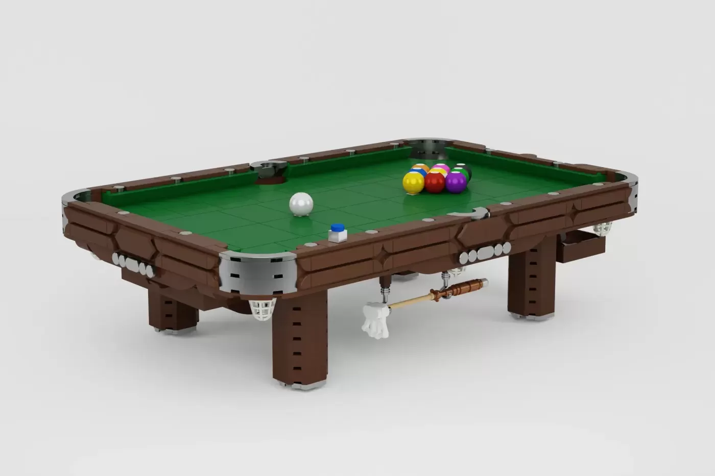 Vintage Billiards Table LEGO® Ideas Project Reaches 10,000 Supporters (10000) ,  vintage billiards table legor ideas projec…
