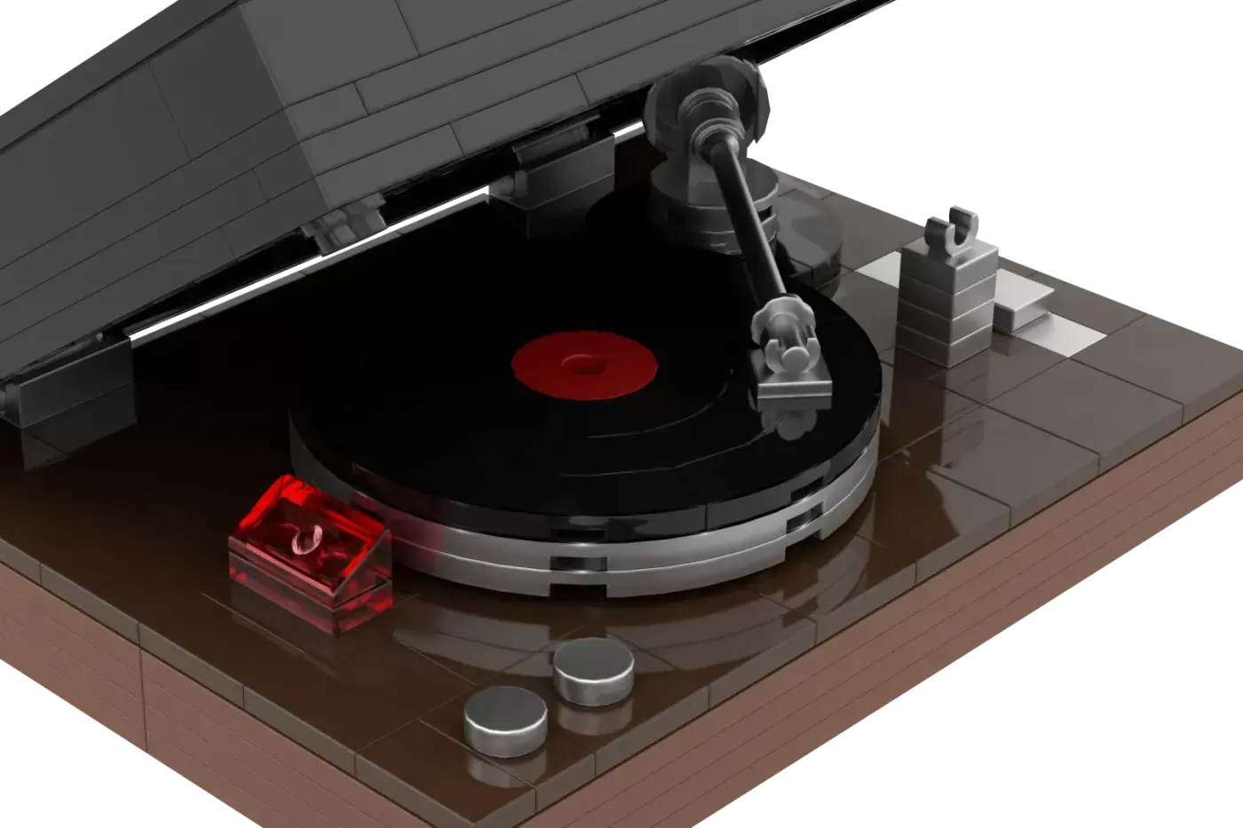 Vinyl Record Player LEGO® Ideas Project Hits 10,000 Supporters (10000) — vinyl record player legor ideas project hits supp…